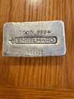 Vintage Engelhard 10oz Silver Bar *Free Shipping*