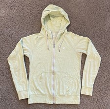 NIKE Women s LIGHT NEON GREEN Yellow HOODIE SWEATSHIRT SIZE Medium Athletic