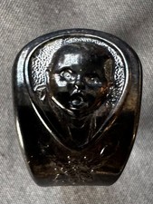 VTG c.60s/70s Gerber Oneida Baby Face Ring Floral Engraved  63  77 GD Adjust