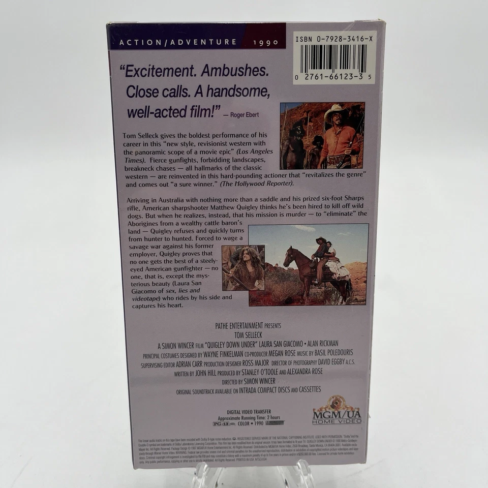 BRAND NEW SEALED!! Quigley Down Under (VHS, 1990, Contemporary Classics) Selleck - Image 4 of 4