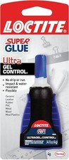 Loctite Super Glue Ultra Gel Control, Clear, 0.14 fl oz Bottle, 1 Pack - Supergl