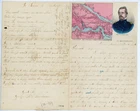 Magnus Civil War Patriotic Lettersheet Used with letter Gen. Hancock