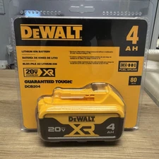 NEW Genuine Dewalt DCB204 20V Max Battery – 4AH Li-Ion, 1-PCS