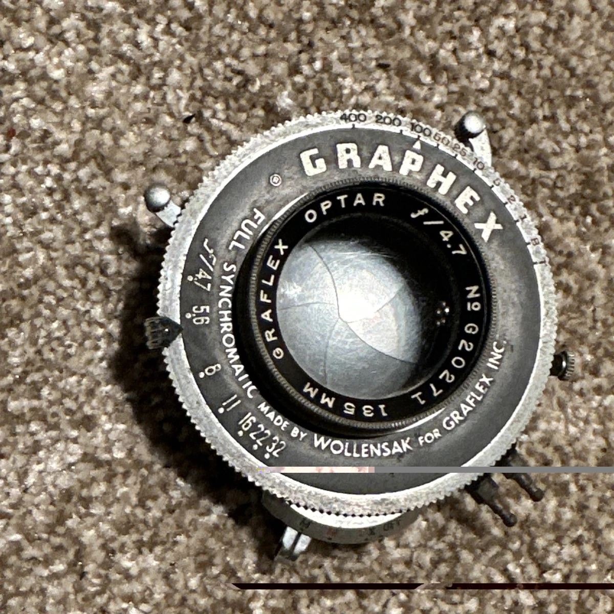 「超希少品」Rapax Synchromatic 135mm f4.7 USA Graflex 135mm Focal Camera Lenses for sale | eBay