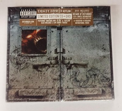 Asylum by Disturbed (CD DVD, 2010) Limited Edition Brand New Factory Sealed NM