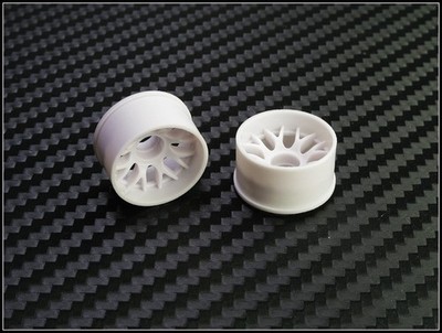 PN Racing Mini-Z 2WD Machine Cut BBS Rear Wheel R1 White 288WR1