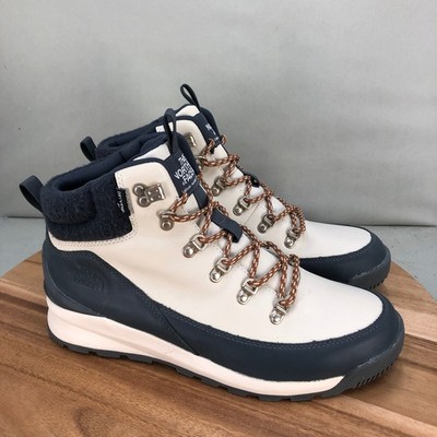 The North Face Back-to-Berkeley III Mid Waterproof Boots Mens 10 Navy White