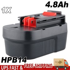 Upgraded For Black and Decker HPB14 14.4 Volt 4.8Ah Battery Ni-MH FSB14 A14F US
