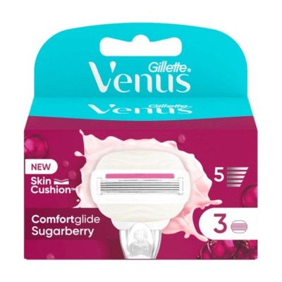 Gillette Venus Comfortglide Sugarberry Rasierklingen - 3er Pack I Damen Klingen