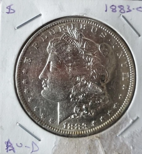 1883 o morgan silver dollar Au