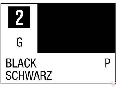 Mr.Hobby - Mr.Color C-002 Black, 10ml