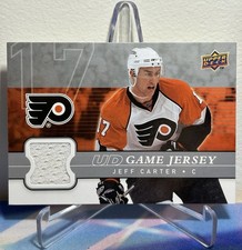 2008-09 Upper Deck Series 1 Hockey JEFF CARTER #GJ-JE UD GAME JERSEY