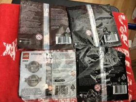 LEGO Star Wars Disney 4 Polybag Lot c3po First Order General Rebel A Wing Pilot