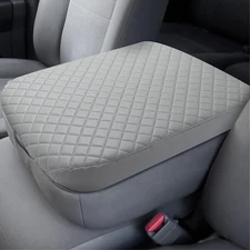 Center Gray Leather[Full Cover the Console] Jump Seat Console 2002-2012 Ram