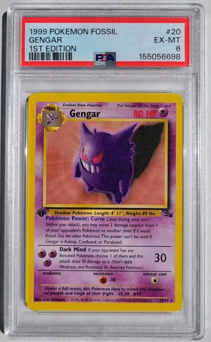 Gengar Pokmon TCG 1st Edition Individual Trading Card Games for sale | eBay