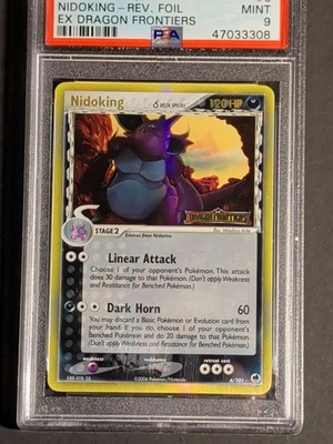 2006 POKEMON EX DRAGON FRONTIERS #6 NIDOKING REVERSE HOLO PSA 9 | eBay
