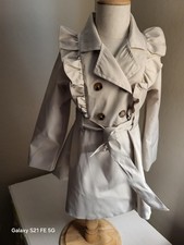 Tahari Girls 5T Tan Lined Coat
