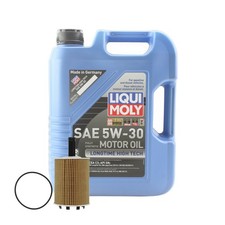 5L Liqui Moly Longtime High Tech 5W-30 Mahle Engine Oil Change Kit for Jetta 1.9