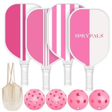 Pickleball Paddles Set of 4, USAPA Approved Pickleball Set of 4 with 4 Pickle...