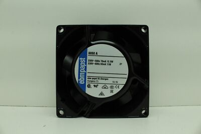 ebmpapst 8850 A Axialventilator 230V 50Hz 70mA 12,5W , 230V 60Hz 65mA 11W ''Neu''