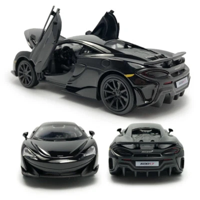 1:32 2019 McLaren 600LT Model Car Diecast Gift Toy Vehicle Kids Collection Black