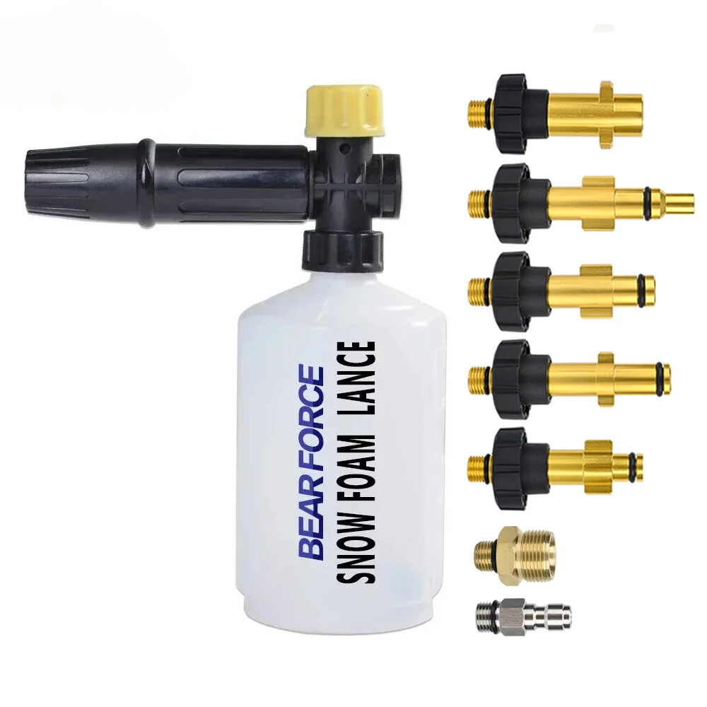 High Pressure Foam Wash Cannon Lance Nozzle Snow Foam Generator  