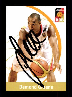 Demond Greene Autogrammkarte Basketball Nationalmannschaft 2010-11 + A 145300 - Bild 1 von 2