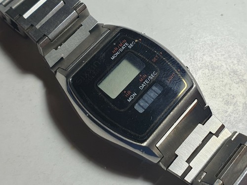 Orologio digitale Sixxin Solar anni 70 a ricarica solare- non testato | eBay