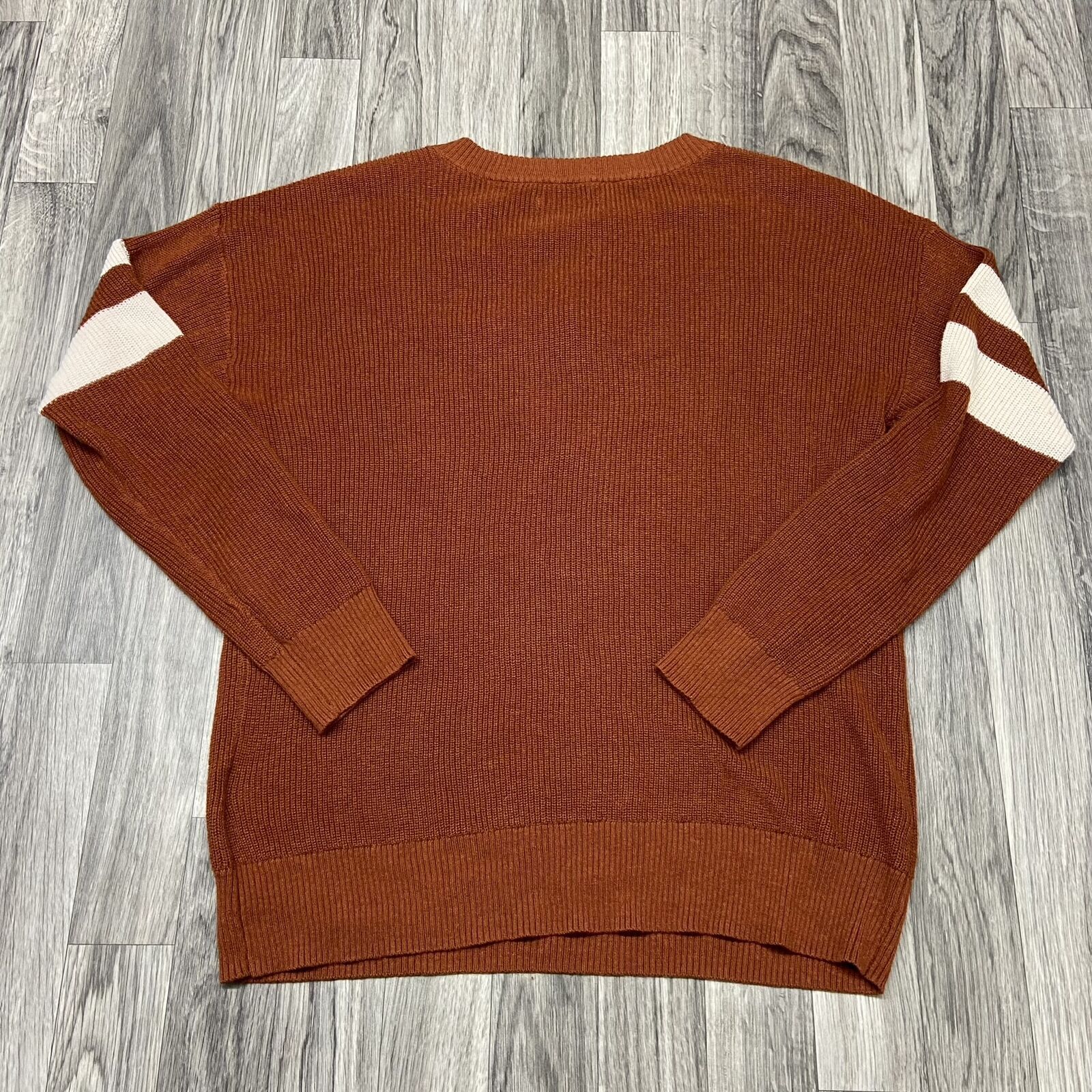 AMERICAN EAGLE Button Front Pullover Brown Knit S… - image 6