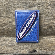 VTG Bud Light Playing cards Bicycle Made in USA 1999 New G2