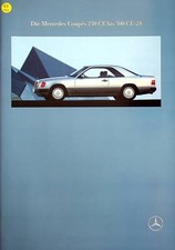271454) Mercedes 230 CE 300 CE-24 Brochure 10/1989