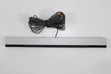 Official Nintendo Wii Sensor Bar RVL-014 Silver Black OEM Wii U Japan Import WA1
