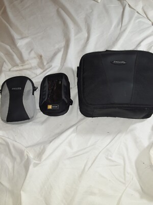 Phillips Case Logic Camera Bag Lot Of 3