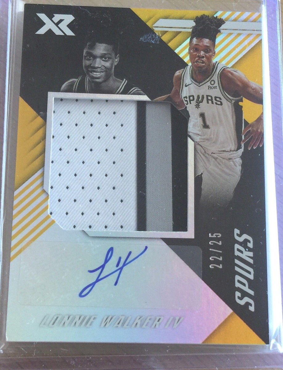 2018-19 Lonnie Walker IV Panini Chronicles XR RC AUTO /25 Jersey