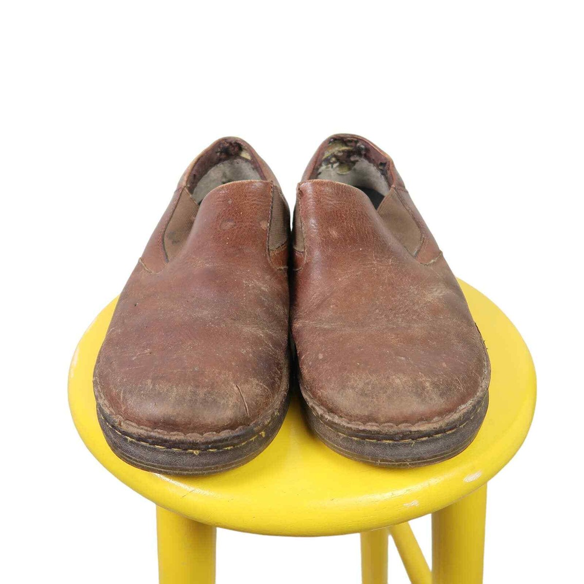 Dr. Martens Brown Leather Orsen Slip On Loafer 10 Dr. Martens Shoes Mens 10 Orson Brown Leather Slip On  main image 2