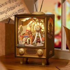 ROKR Sunset Carnival DIY Music Box 3D Wooden Puzzle (AMT01)