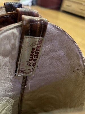 Sebastian Mexican Pointy Cowboy Boots - Leather & Ostrich  display picture 3