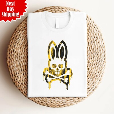 Knochen Hase T-Shirt Kurzarm bedruckt Frohe Ostern Geschenk Männer Rundhals Oberteil