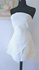 Tuta Corta Short Jumpsuit  Bianco  Tg 44. MISSGUIDED 