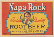 100 Year Old Label-Napa Rock Root Beer-Oakland-California-Ca
