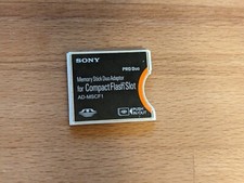 Sony AD-MSCF1 Memory Stick Duo Adapter for Compact Flash