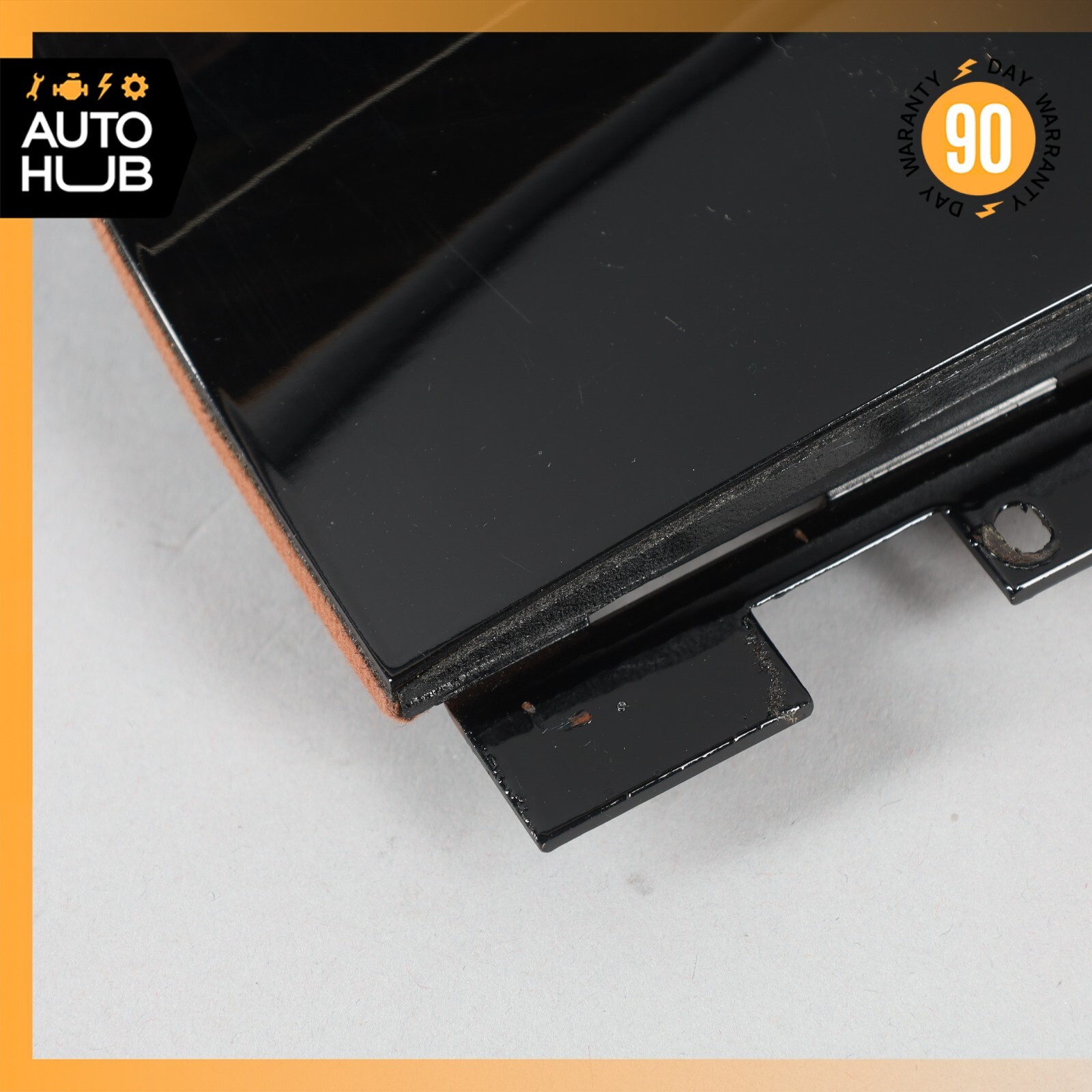 03-17 Bentley Continental GT Rear Center Console A/C Air Vent Trim Black OEM