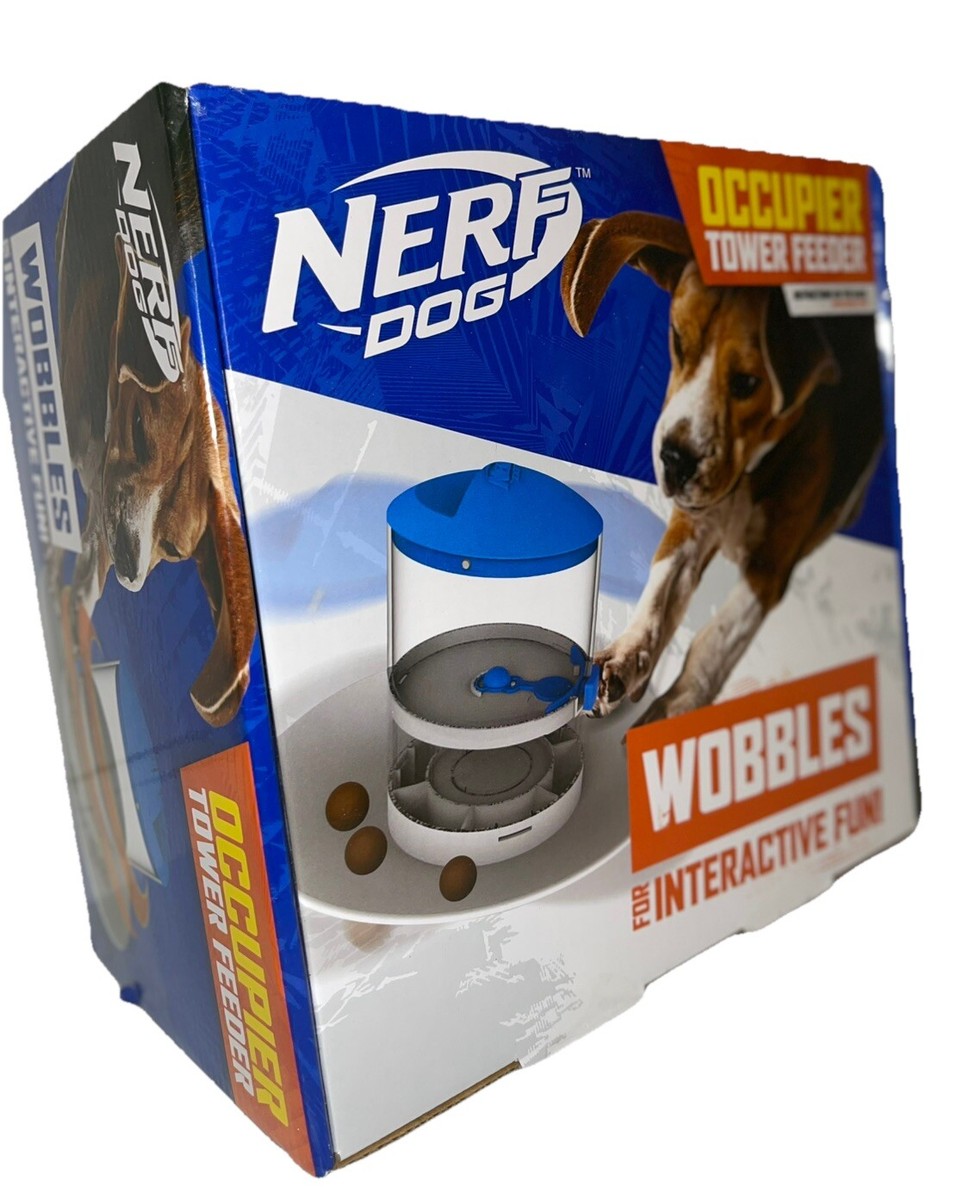 Nerf Dog Occupier Tower Feeder Wobbles For Interactive Fun | eBay
