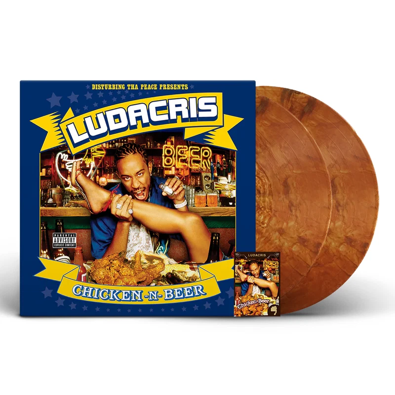 Ludacris - Chicken-N-Beer - 🟠 Chicken Nugget 2LP Vinyl Limited x/1000 - New ✅ - Image 3 of 3