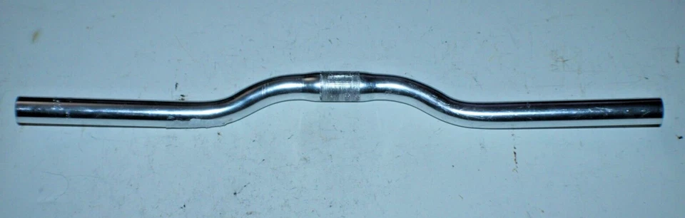 Manillar MTB 25,4 mm 525 mm 1,5" barra elevadora 6° curva plateada confort híbrido envío a EE. UU. Foto 2 de 4