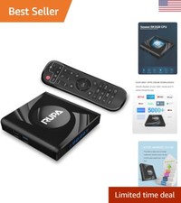 4GB RAM 32GB ROM 8K Android TV Box - WiFi6, BT5.0, Ethernet LAN, 3D HD Streaming