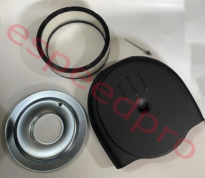 Retro Air Cleaner Kit With Filter – Fits 1951-56 Cadillac & Oldsmobile – Black Caddy Style