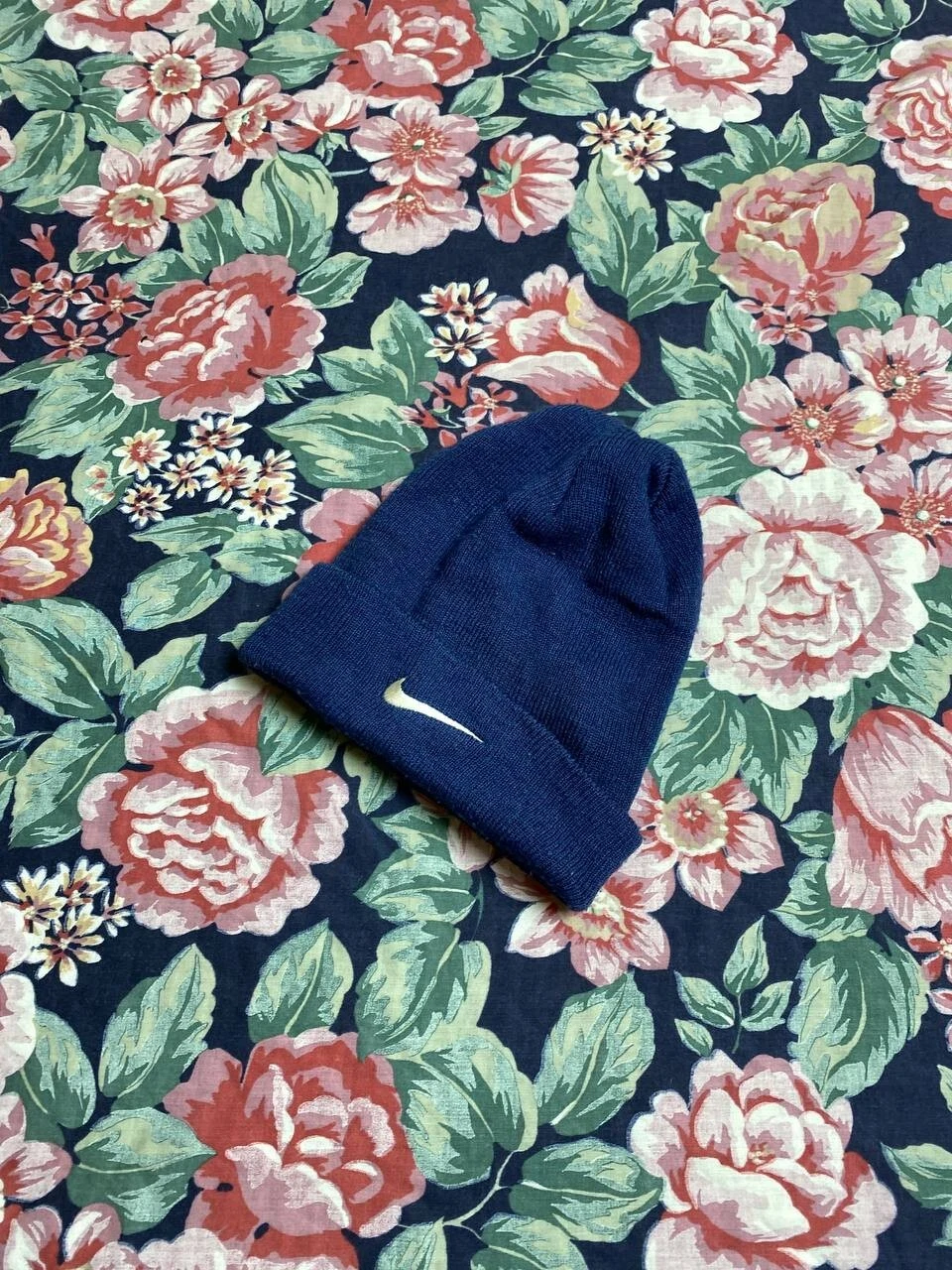 Nike Beanie Hat Men's Beanie Navy/White