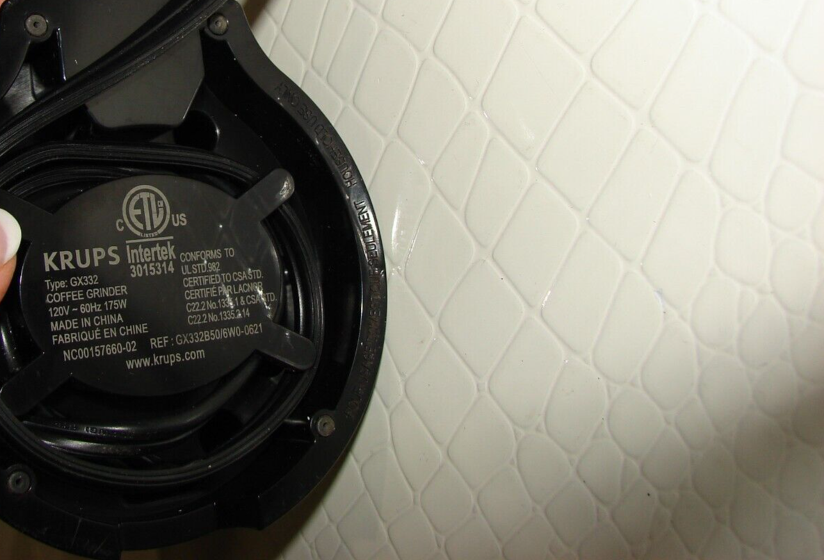 KRUPS Fast Silent Vortex Electric Coffee and Spice Blade Grinder, Grey