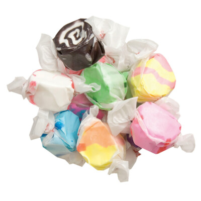 TAFFY TOWN ASSORTED Salt Water Taffy Candy 1 LB BAG (16OZ) FRESH FREE SHIPPING